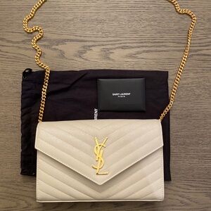 YSL bag - Classic Cassandre in Blanc Vintage